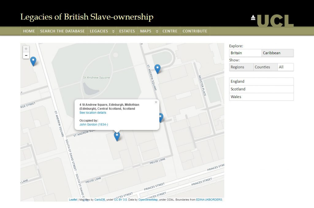 Legacies of British Slave Ownership - John Gordon of Cluny record