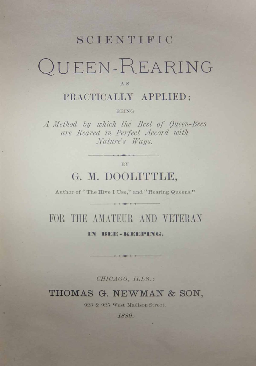 Rare and Fascinating Beekeeping Books – National Library of Scotland Blog